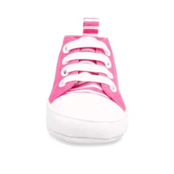 Baskets Toile FUSCHIA Fille Elastique