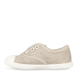 Baskets Toile GRIS Garçon Elastique