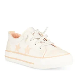 Baskets Toile ICE Fille Elastique