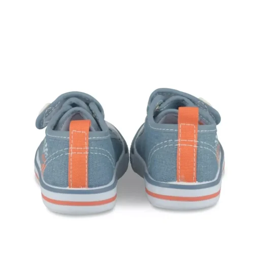 Baskets Toile JEANS Garçon Motif Multicolore Scratch