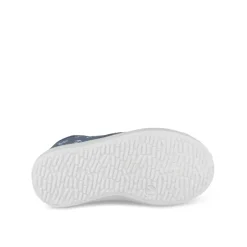 Baskets Toile MARINE Garçon Motif Multicolore Elastique