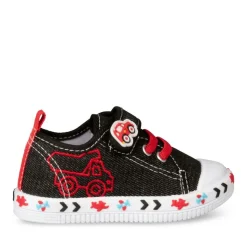 Baskets Toile NOIR Garçon Scratch