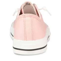 Baskets Toile ROSE Fille Elastique