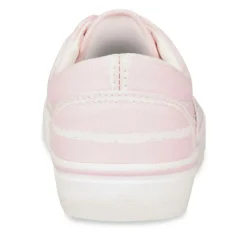 Baskets Toile ROSE Fille Lacets