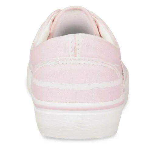 Baskets Toile ROSE Fille Lacets