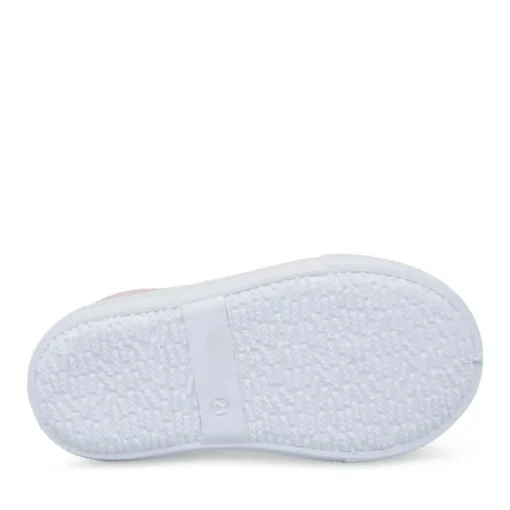 Baskets Toile ROSE Fille Motif Uni Scratch