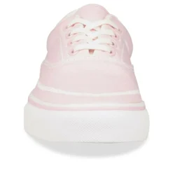 Baskets Toile ROSE Fille Lacets