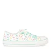 Baskets Toile VERT Fille Elastique