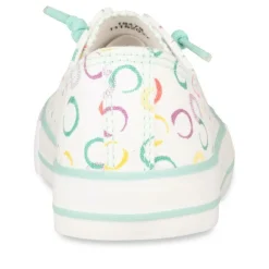 Baskets Toile VERT Fille Elastique