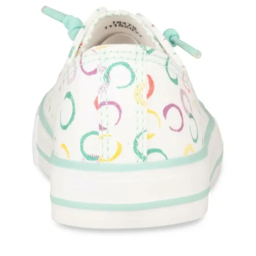 Baskets Toile VERT Fille Elastique