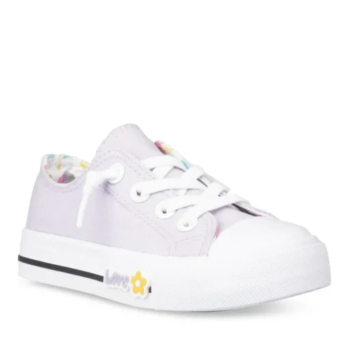 Baskets Toile VIOLET Fille Elastique