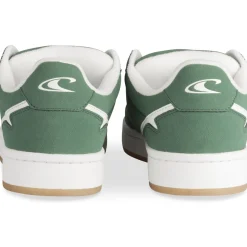 Baskets VERT Femme Motif Uni Lacets