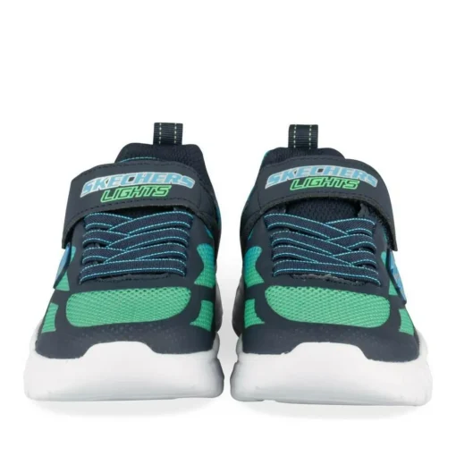 Baskets VERT Garçon Motif Uni Scratch