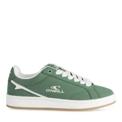 Baskets VERT Homme Motif Uni Lacets