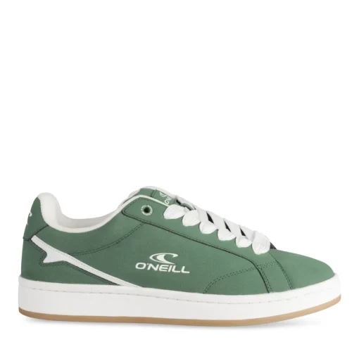Baskets VERT Homme Motif Uni Lacets