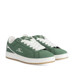 Baskets VERT Homme Motif Uni Lacets