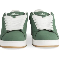 Baskets VERT Homme Motif Uni Lacets