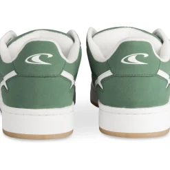 Baskets VERT Homme Motif Uni Lacets