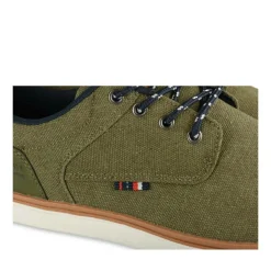 Baskets VERT Homme Motif Uni Lacets