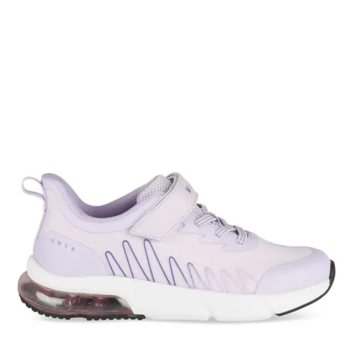 Baskets VIOLET Fille Motif Uni Scratch