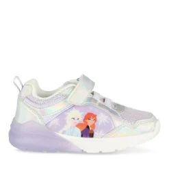 Baskets VIOLET Fille Motif Iridescent Scratch
