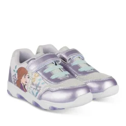 Baskets VIOLET Fille Motif Uni Scratch