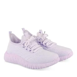 Baskets VIOLET Fille Motif Uni Lacets