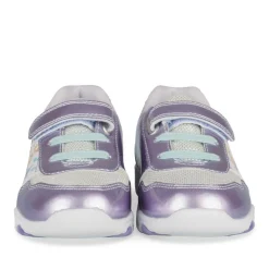 Baskets VIOLET Fille Motif Uni Scratch