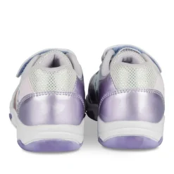 Baskets VIOLET Fille Motif Uni Scratch