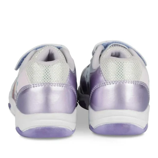 Baskets VIOLET Fille Motif Uni Scratch