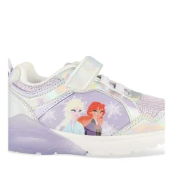 Baskets VIOLET Fille Motif Iridescent Scratch