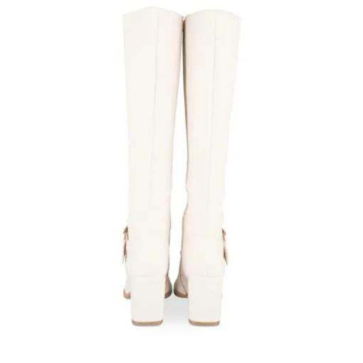 Bottes BEIGE Femme Fermeture éclair