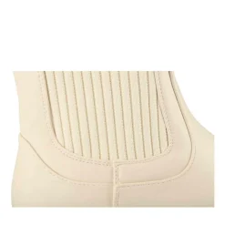 Bottes BEIGE Femme Motif Uni Elastique