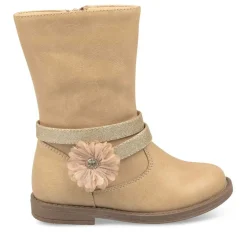 Bottes BEIGE Fille Fermeture éclair