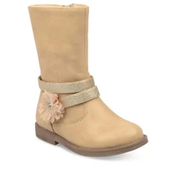 Bottes BEIGE Fille Fermeture éclair