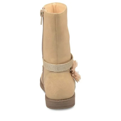 Bottes BEIGE Fille Fermeture éclair