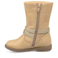 Bottes BEIGE Fille Fermeture éclair