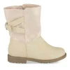 Bottes BEIGE Fille Motif Paillettes Fermeture éclair