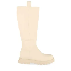 Bottes BEIGE Fille Motif Uni Fermeture éclair