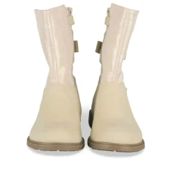 Bottes BEIGE Fille Motif Paillettes Fermeture éclair