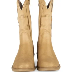 Bottes BEIGE Fille Motif Uni Fermeture éclair