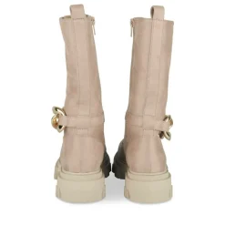 Bottes BEIGE Fille Motif Uni Lacets
