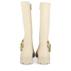 Bottes BEIGE Fille Motif Uni Fermeture éclair