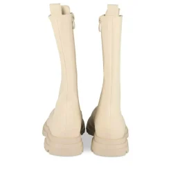 Bottes BEIGE Fille Motif Uni Lacets