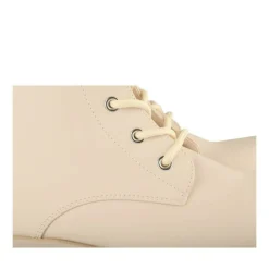 Bottes BEIGE Fille Motif Uni Lacets