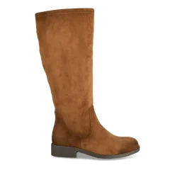 Bottes COGNAC Femme Motif Uni Fermeture éclair