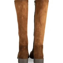 Bottes COGNAC Femme Motif Uni Fermeture éclair