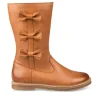 Bottes COGNAC Fille CUIR Fermeture éclair