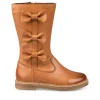 Bottes COGNAC Fille CUIR Fermeture éclair