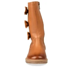 Bottes COGNAC Fille CUIR Fermeture éclair